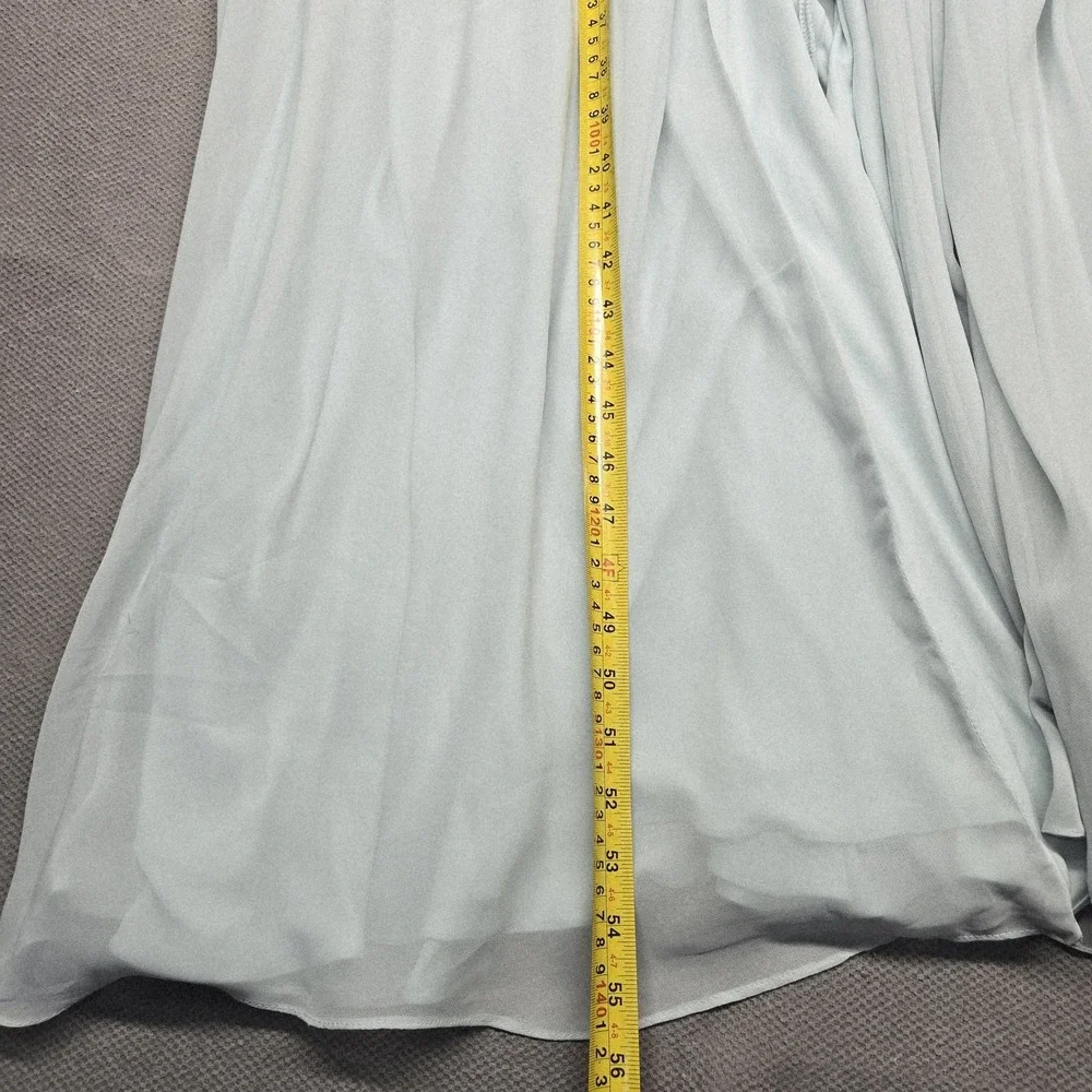 Morilee Dress Womens 6 Green‎ Strapless Chiffon Maxi Side Slit 21766 Gown